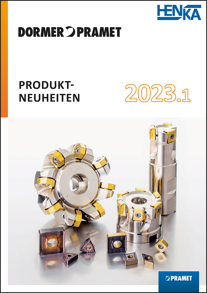 Dormer Pramet Neuheiten 2023.1